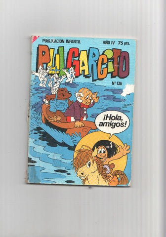 Pulgarcito bolsillo,edicion 1981 numero 136 (falta cubierta trasera)