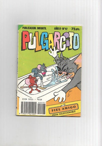 Pulgarcito bolsillo,edicion 1981 numero 097 (falta cubierta trasera y ultima pagina profesor tragacanto)
