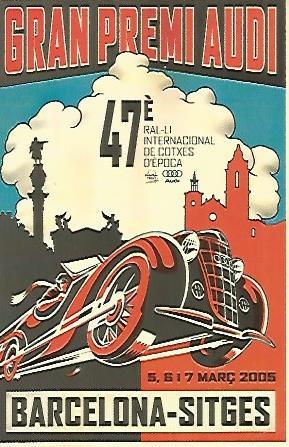 POSTAL PUBLICITARIA 17611: GRAN PREMIO AUDI BARCELONA-SITGES