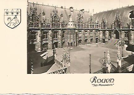 POSTAL 17614: ROUEN. PALACIO DE JUSTICIA