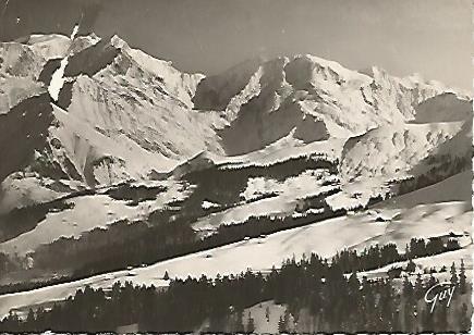 POSTAL 17626: SAINT GERMAIN. MONT BLANC