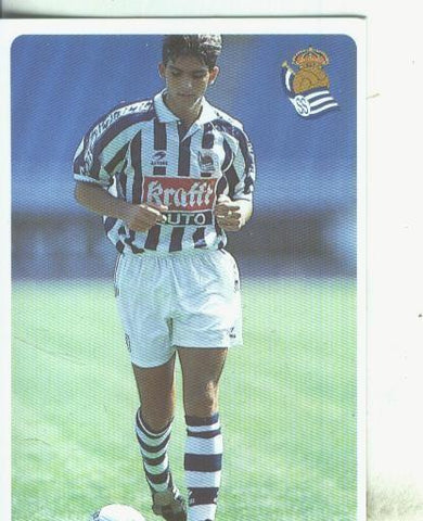 Cromos: Las fichas de la liga 95/96-Real Sociedad: De Paula