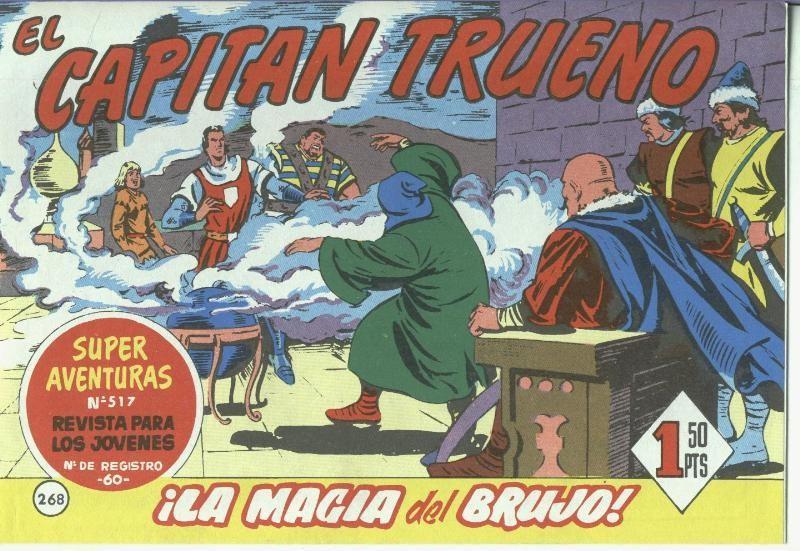 El Capitan trueno facsimil numero 268: La magia del brujo