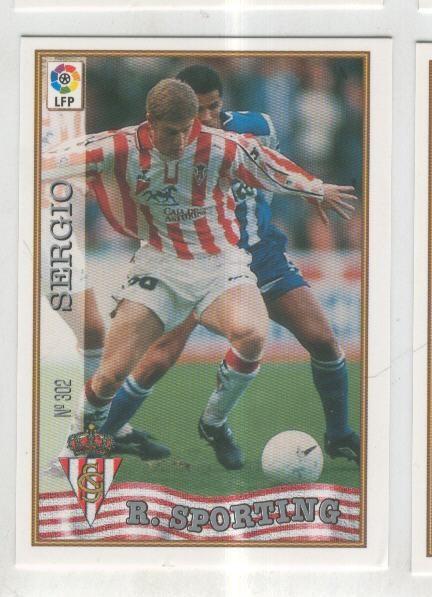 Cromo Liga 97/98: R. Sporting numero 302: Sergio