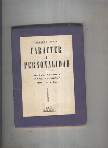 Caracter y personalidad