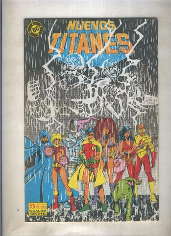 Nuevos Titanes volumen 1 numero 32 (numerado 2 en trasera)