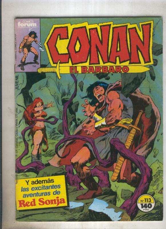 Conan el Barbaro primera edicion numero 113 (numerado 2 en trasera)