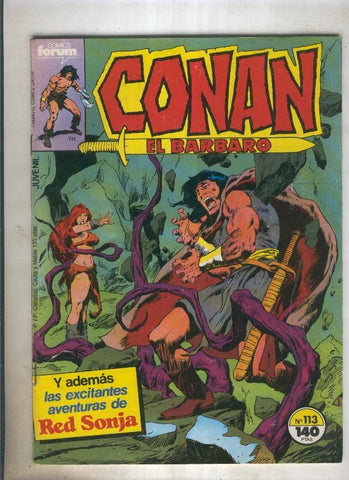 Conan el Barbaro primera edicion numero 113 (numerado 2 en trasera)