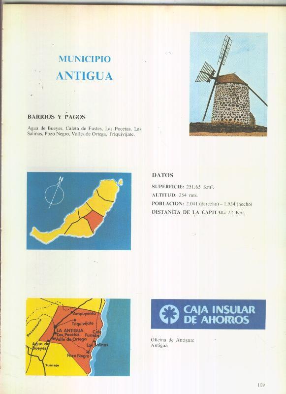 Municipio Canario de Antigua : 4 paginas, 9 fotos color
