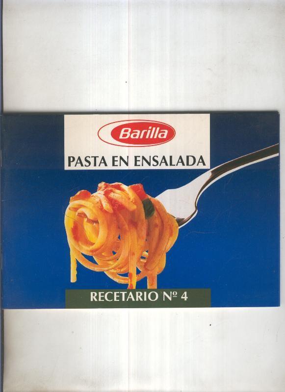 Barilla.Pasta en ensalada.Recetario numero 04