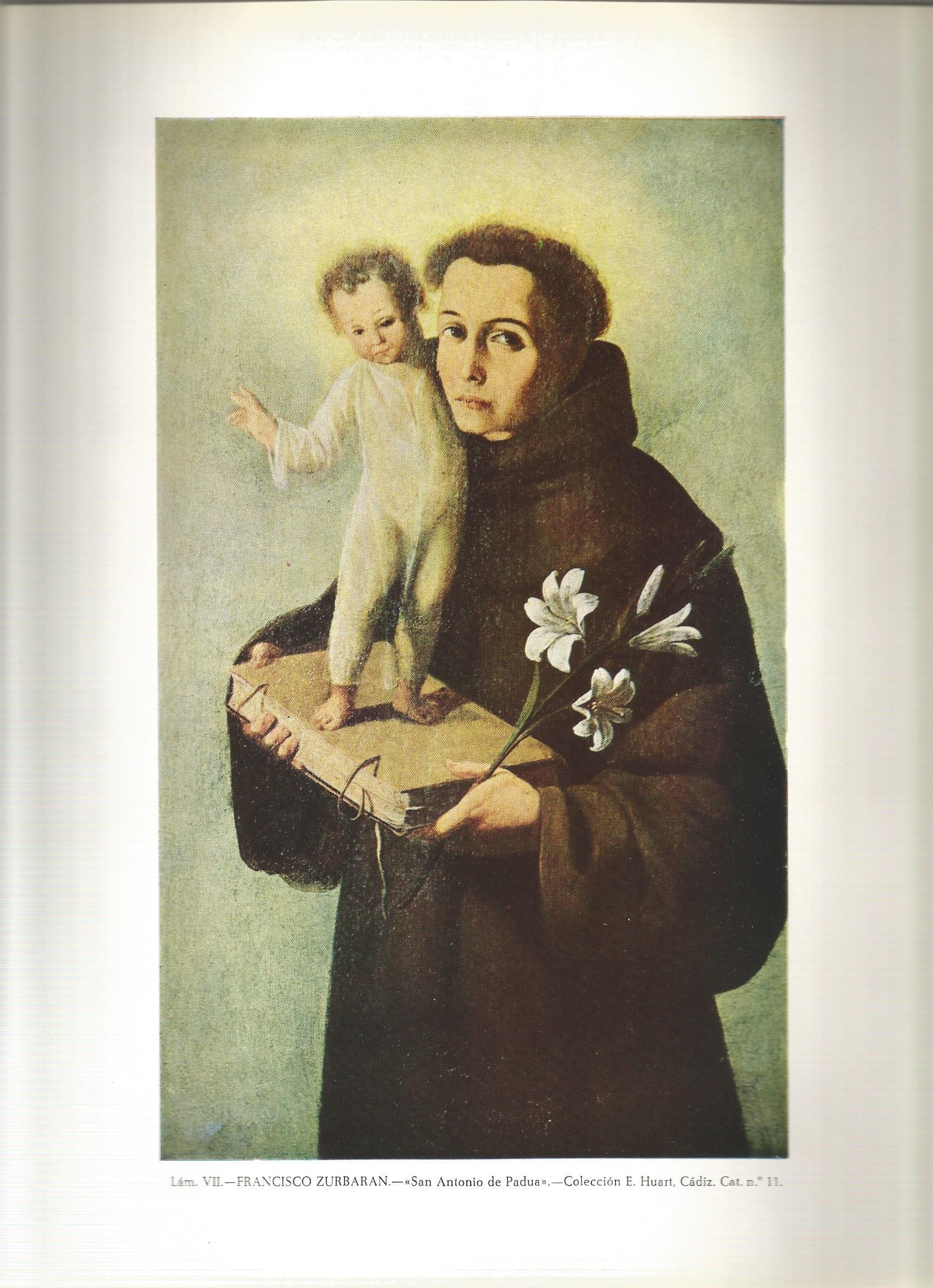 Lamina 007: Zurbaran. San Antonio de Padua