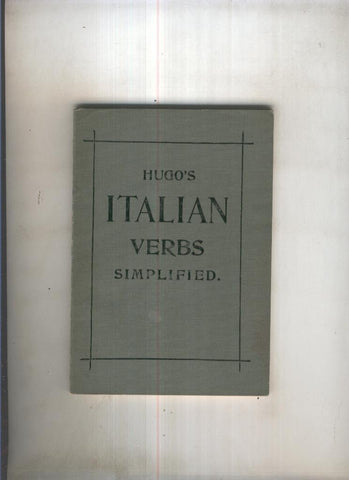 Italian verbs simplified