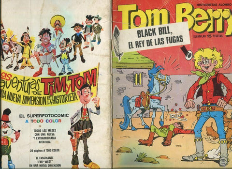 Tom Berry numero 02: Black Bill, el rey de las fugas (grapa sacada por oxido)