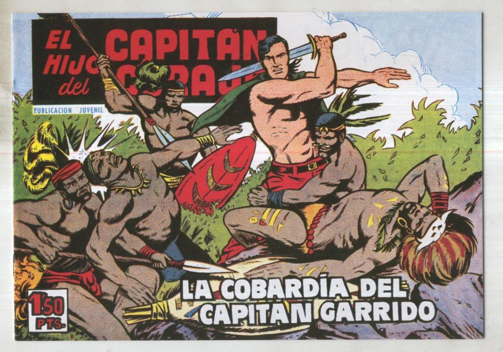 Facsimil: El Hijo del Capitan Coraje numero 45: La cobardia del capitan garrido