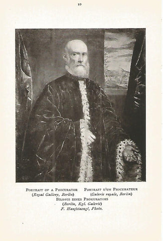 Lamina 035: TINTORETTO. Retrato de un procurador