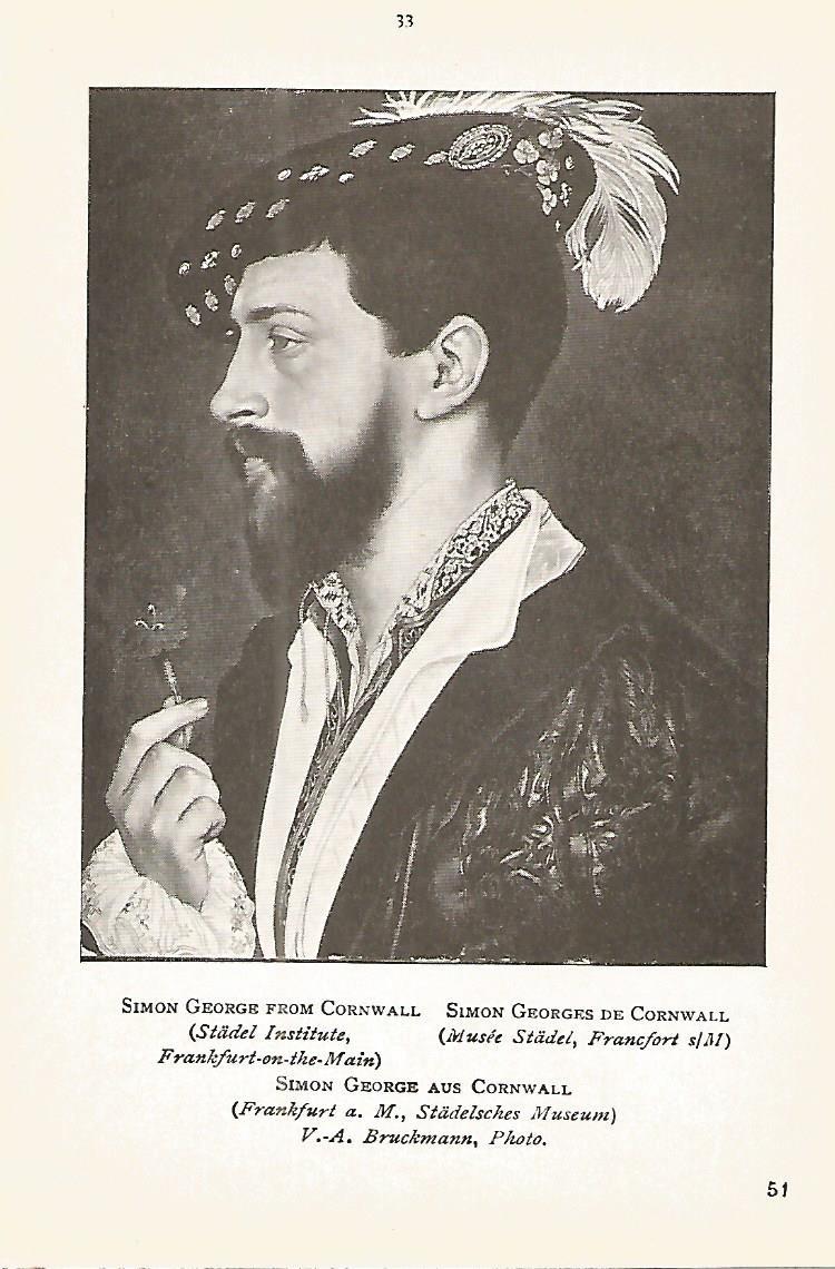 Lamina 078: HOLBEIN. Simon George de Cornualles