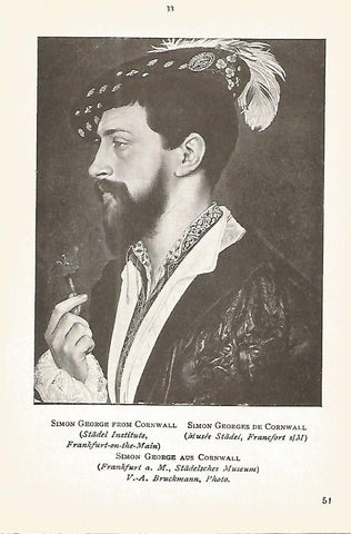 Lamina 078: HOLBEIN. Simon George de Cornualles