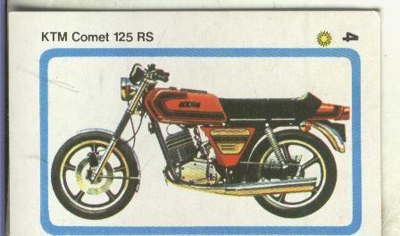 Cromo: Tele Motor: Moto KTM Comet 125 RS