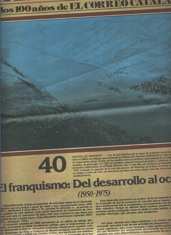 Un siglo de cataluña en los 100 años de El Correo Catalan, fasciculo numero 40