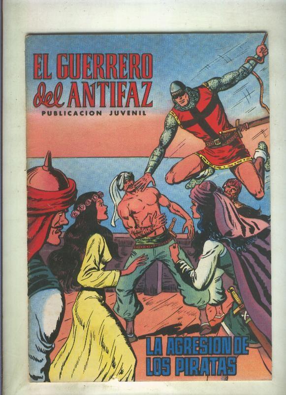 El Guerrero del Antifaz color numero 050: La agresion de los piratas (numerado 1 en trasera)