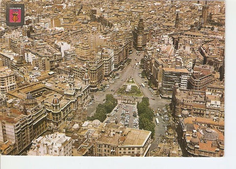 Postal 020117 : Plaza del caudillo vista aerea (Valencia)