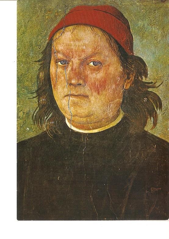 Postal 021065 : Autoritratto Pietro Perugino - Perugia