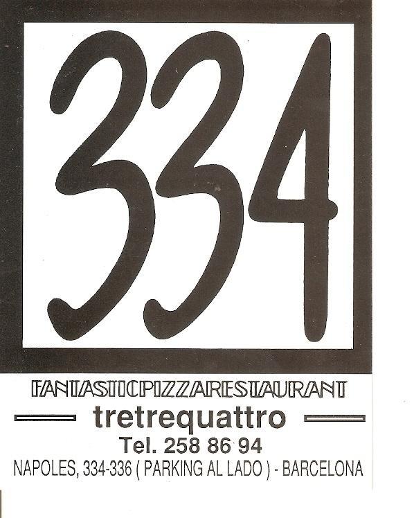 Postal 026649 : Publicidad: 334, pizza restaurant - Barcelona