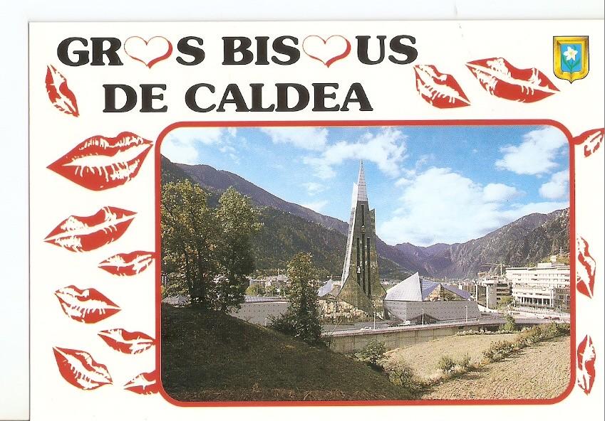 Postal 031722 : Principat dAndorra. Centre Termoludic Caldea. Elcaldes - Engordany Arquitecte: J.M. Ruols