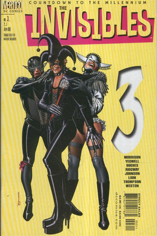 THE INVISIBLES, Vol.3 No.10 (numeracion en portada 3)