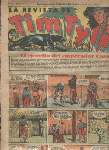 Tim Tyler de Hispano Americana numero 058 (procede de tomo desencuadernado)