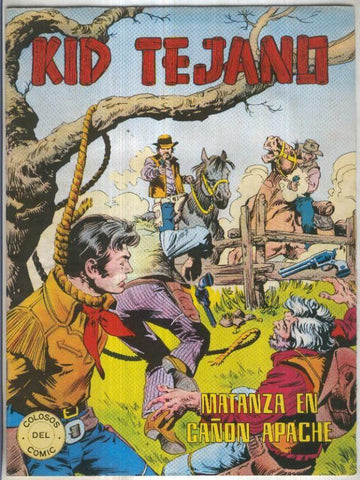 Kid Tejano, color numero 02: Matanza en Cañon Apache