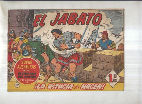 Bruguera: El Jabato numero 187: La astucia de Hagen