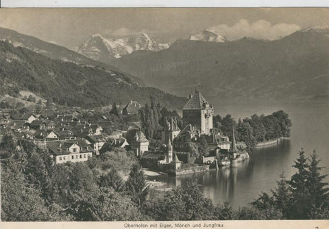 Berner Oberland: Oberhofen mit Eiger, Monch und jungfrau