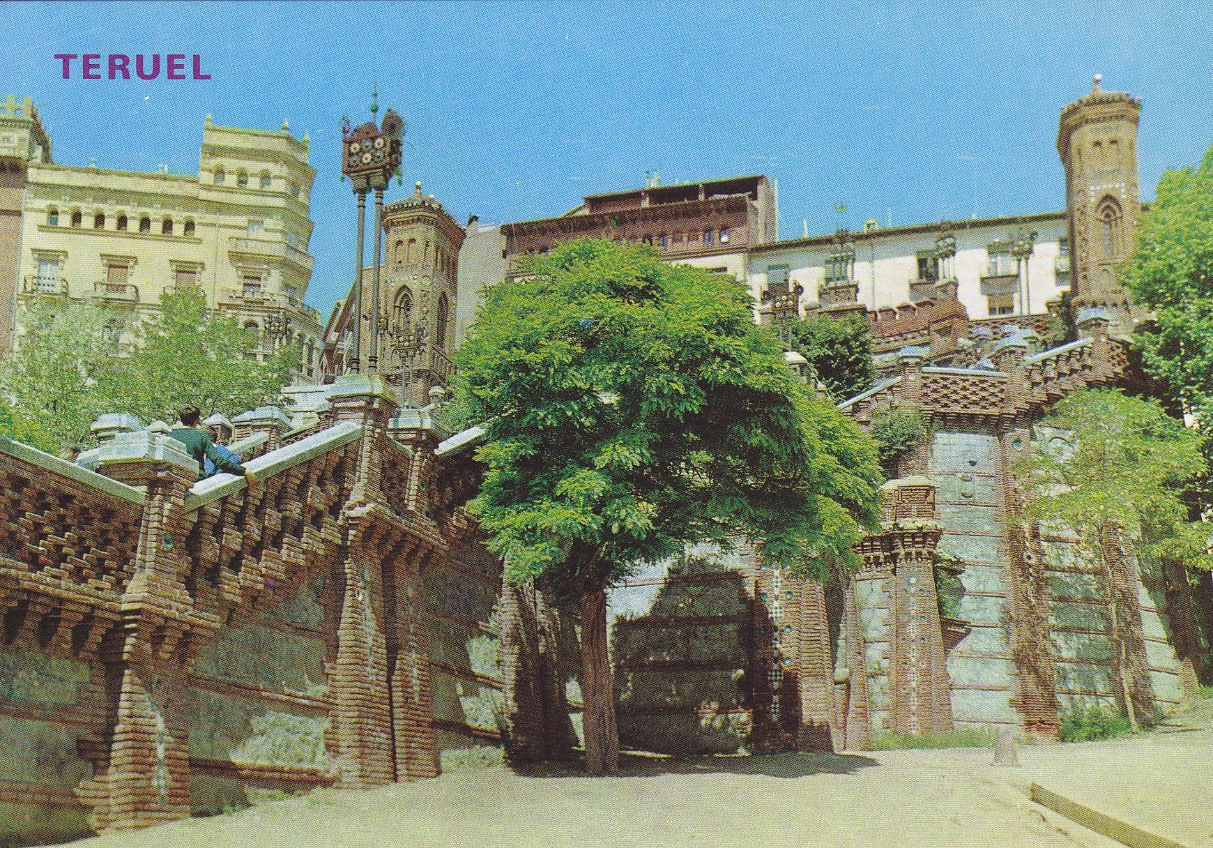 Postal 60923: La escalinata (Teruel)