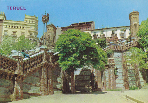Postal 60923: La escalinata (Teruel)