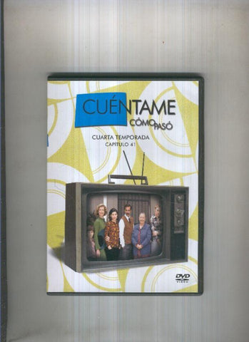 DVD: Cuentame como paso, numero 001, cuarta temporada, capitulo 041