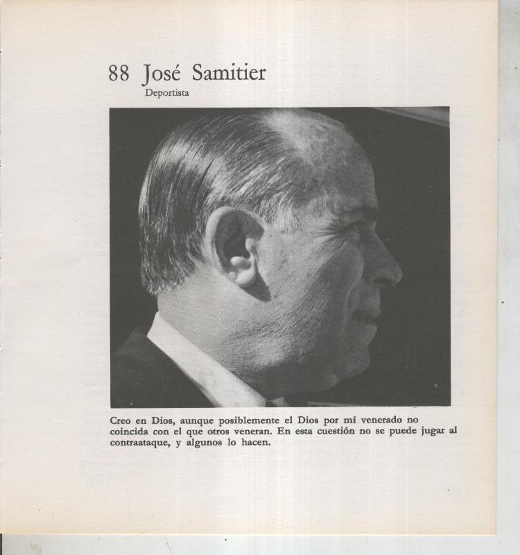 Ficha 088: Jose Samitier: Deportista