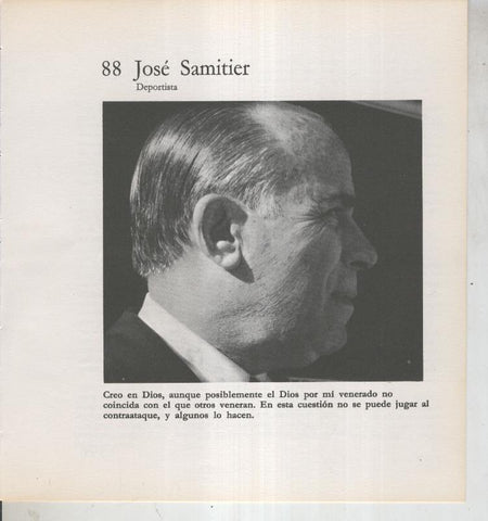 Ficha 088: Jose Samitier: Deportista