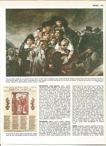 LAMINA MONITOR 0246: LA ROMERIA DE SAN ISIDRO DE GOYA
