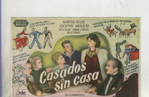 Programas de Cine: Casados sin casa