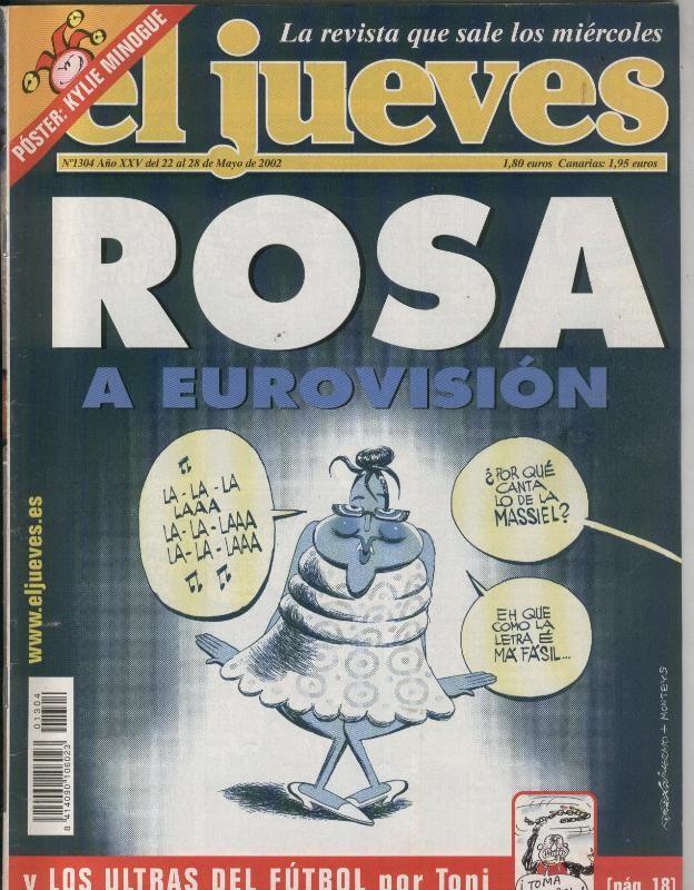El Jueves revista semanal numero 1304: Rosa a eurovision