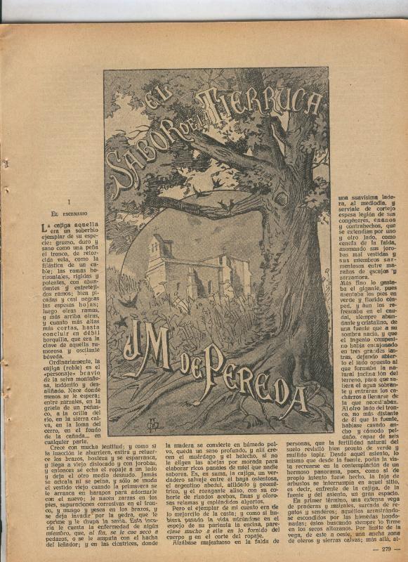 Lecturas numero 154, marzo 1934: El sabor de la tierruca de Jose Maria de Pereda