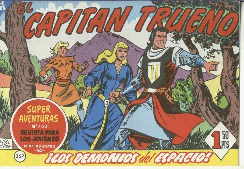 El Capitan trueno facsimil numero 357: los demonios del espacio