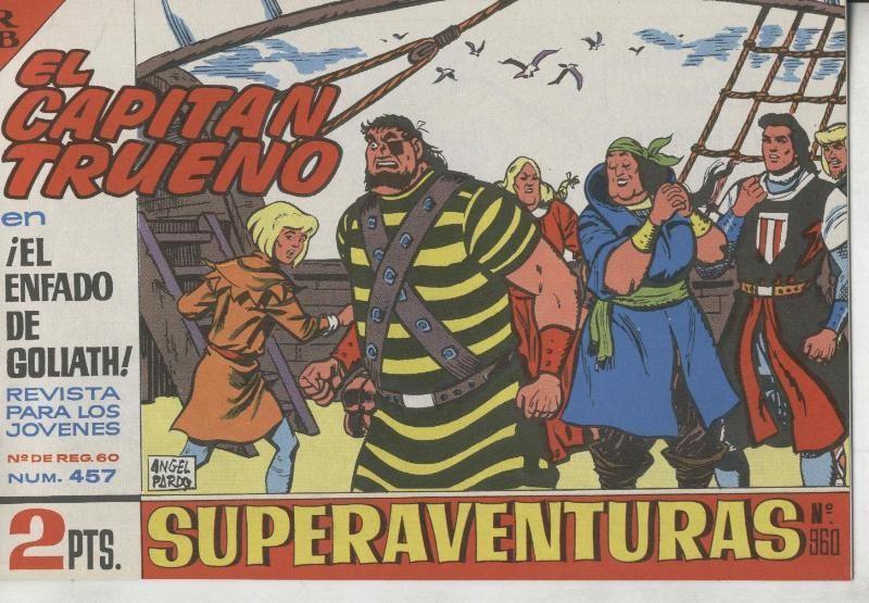 El Capitan trueno facsimil numero 457: El enfado de Goliath