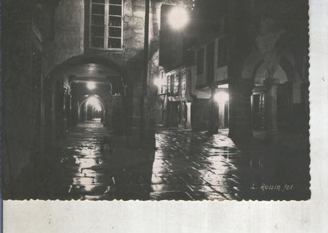 Postal 014066: Calle del Villar de noche en Santiago de Compostela