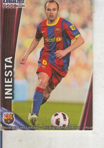 Cromo Liga 2012: Iniesta del Barça