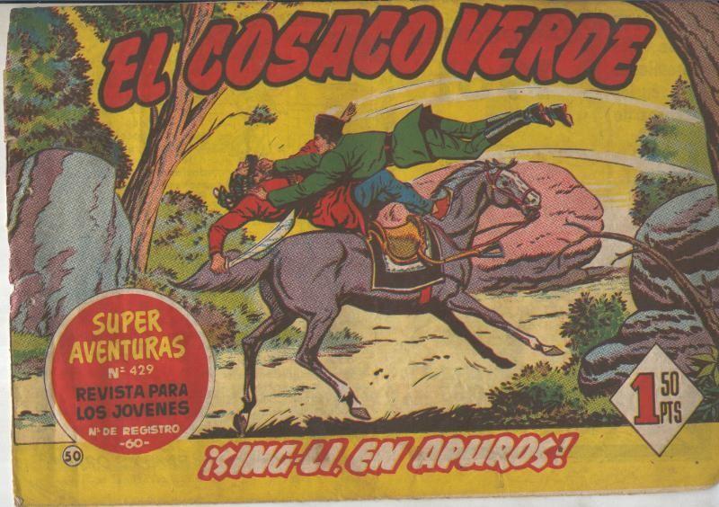 El Cosaco Verde original numero 050: Sing Li en apuros