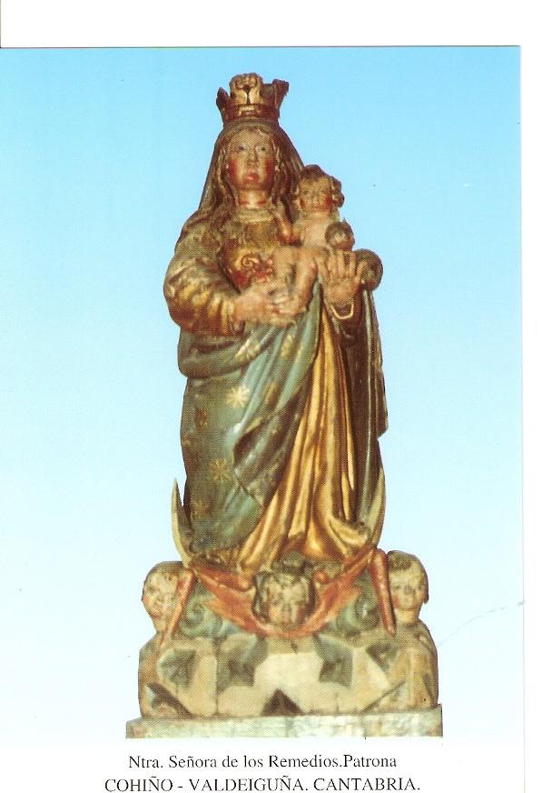 Postal 027209 : Ntra. Señora de los Remedios. Patrona Cohiño-Valdeiguña. Cantabria