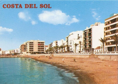 Postal 025867 : Vista de la playa. Estepona (Malaga). Costa Del Sol