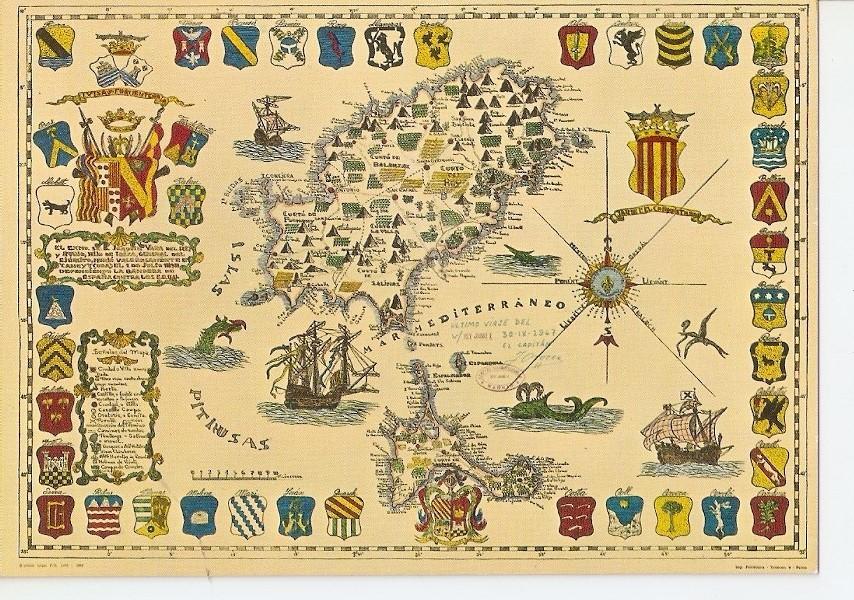 Postal 032480 : Isla de Ibiza al general Vara del Rey Autor R. Formiguera
